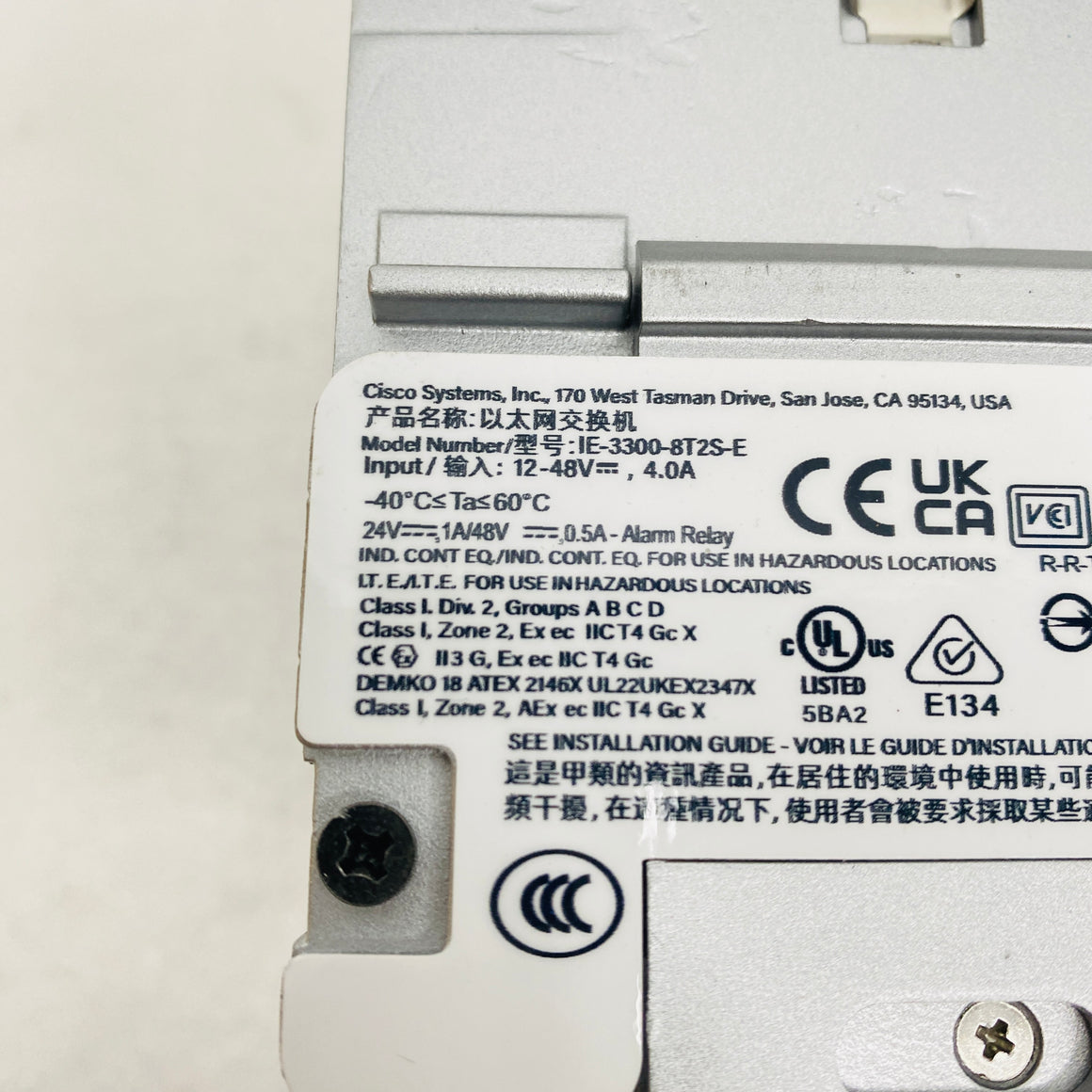 CISCO  Driver  IE-3300-8T2S-E - Rockss Automation