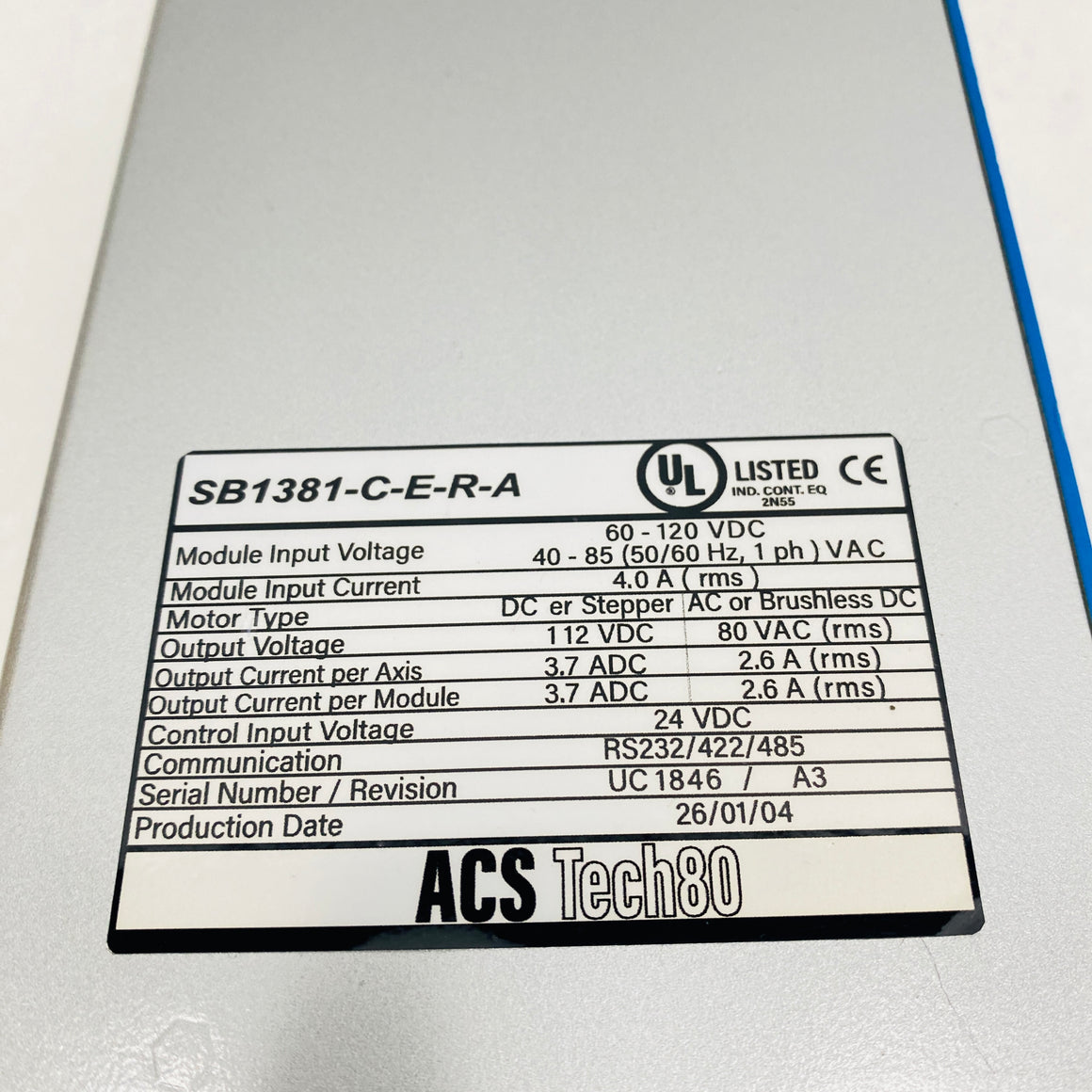 ACS  Driver  SB1381-C-E-R-A - Rockss Automation