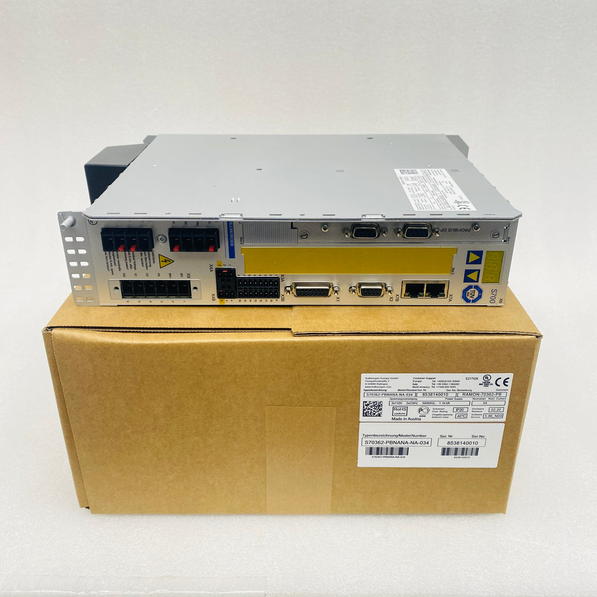 Kollmorgen  Driver  S70362-PBNANA-NA-034 - Rockss Automation