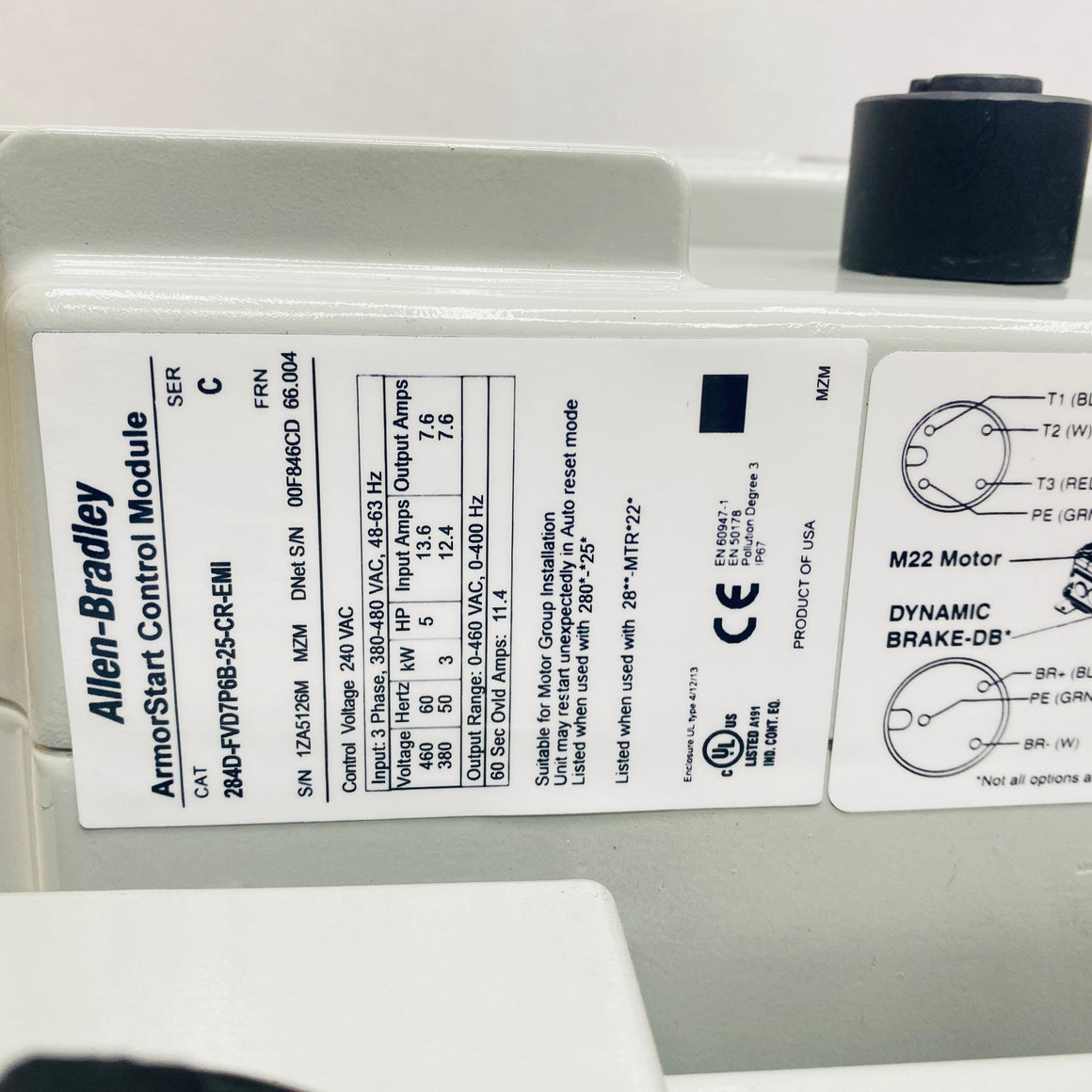 Allen‑Bradley  Explosion-Proof Frequency Converter  284D-FVD7P6B-25-CR-EMI - Rockss Automation