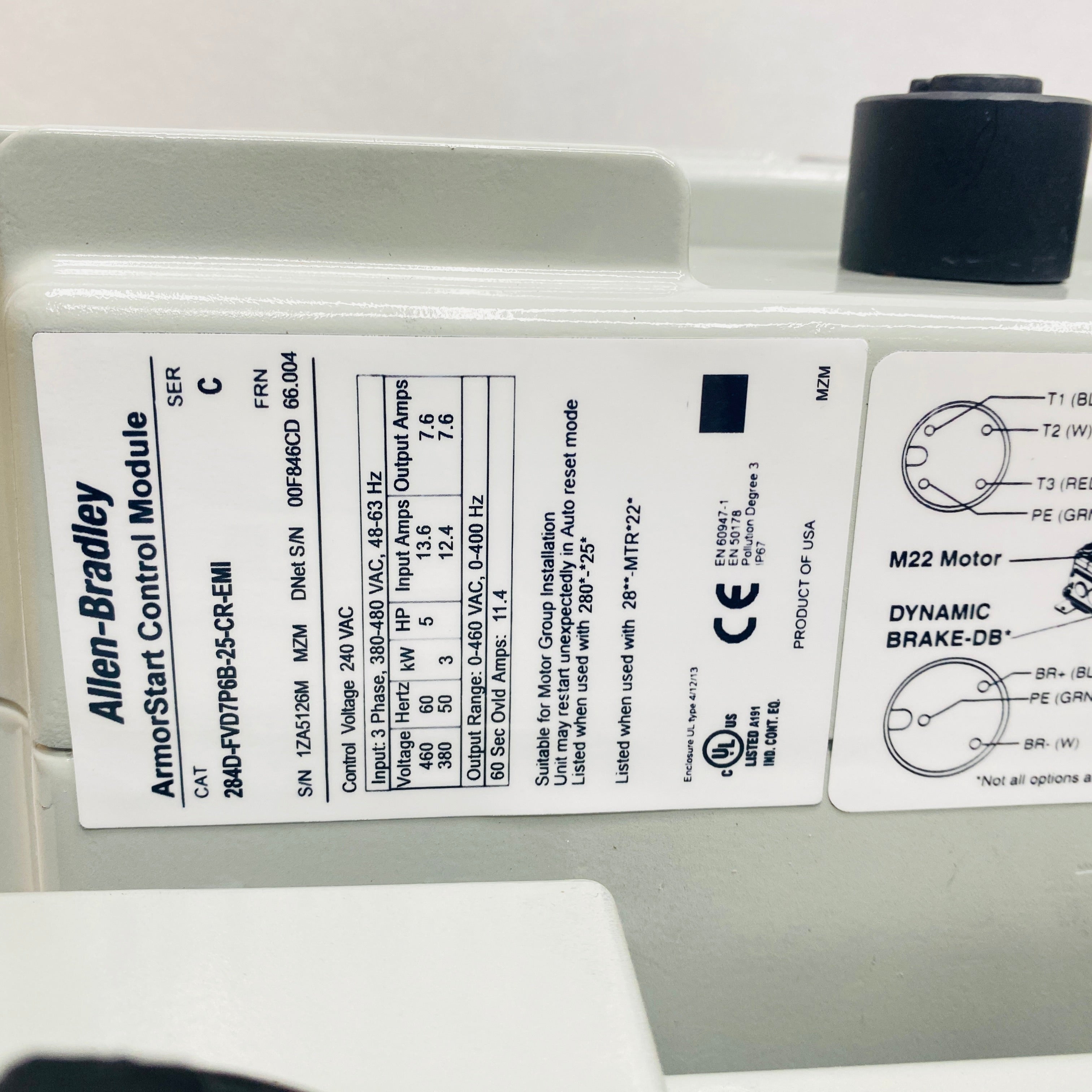 Allen‑Bradley  Explosion-Proof Frequency Converter  284D-FVD7P6B-25-CR-EMI - Rockss Automation