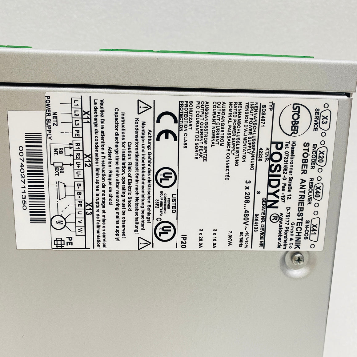 STOBER  Driver  SDS4071 - Rockss Automation