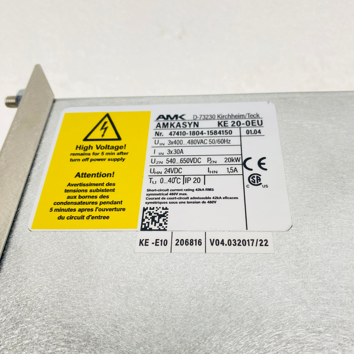 AMK  Drive  KE20-0EU - Rockss Automation