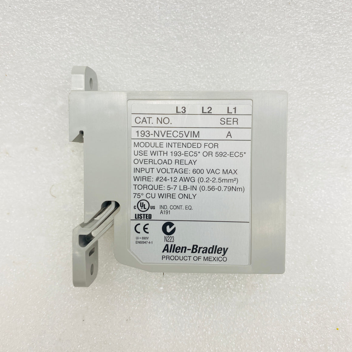 AB  External Module  193-NVEC5VIM - Rockss Automation