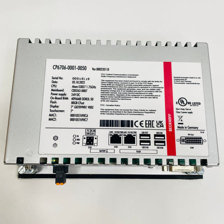 BECKHOFF  Touchscreen  CP6706-0001-0050 - Rockss Automation