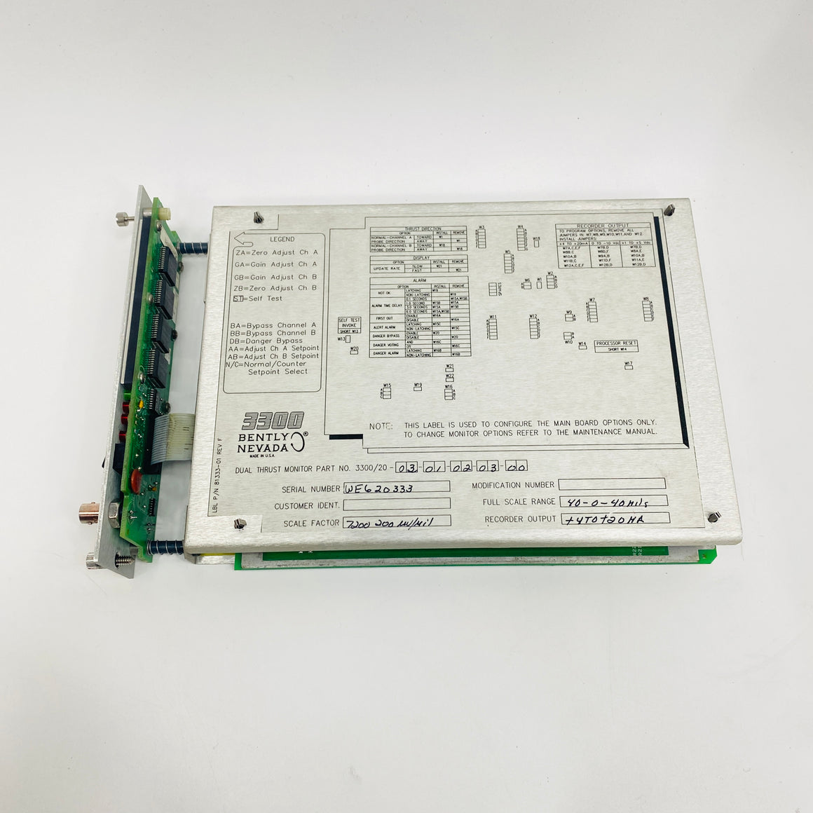 BENLTY  Board  3300/20-03-01-02-03-00 - Rockss Automation