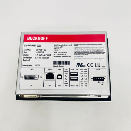 BECKHOFF  Touchscreen  CP6907-0001-0000 - Rockss Automation