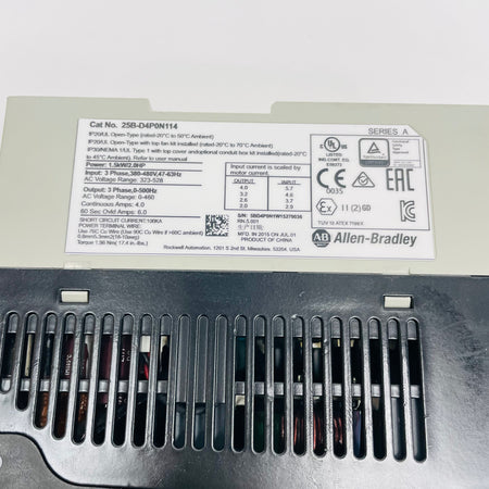Allen‑Bradley  Inverter  25B-D4P0N114 - Rockss Automation