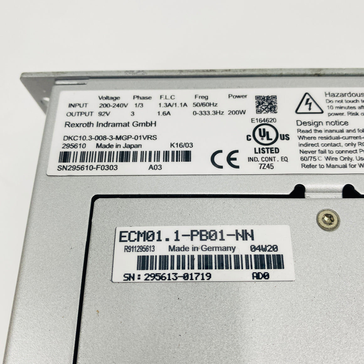 REXROTH  Driver  DKC10.3-008-3-MGP-01VRS - Rockss Automation