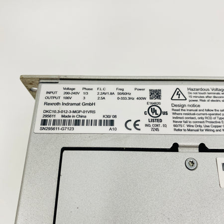REXROTH  Driver  DKC10.3-012-3-MGP-01VRS - Rockss Automation