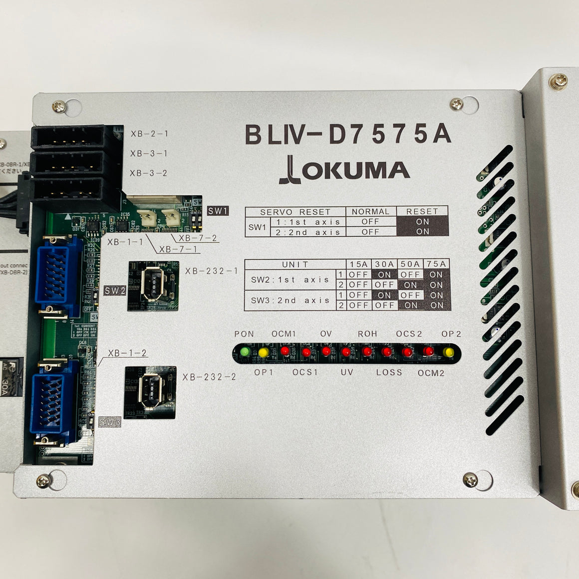 OKUMA  Machine Tool Driver  BLIV-D7575A - Rockss Automation
