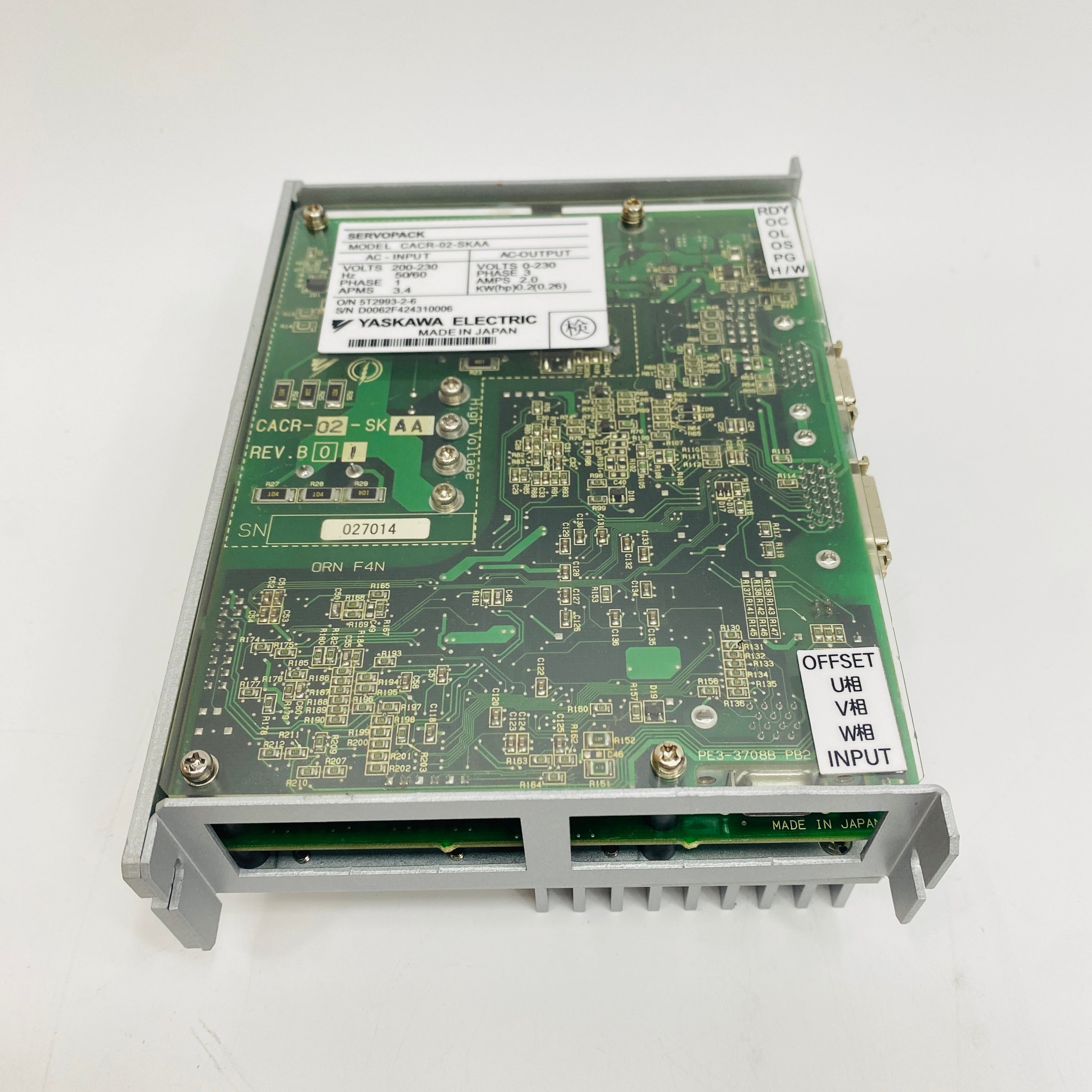 YASKAWA  Drive  CACR-02-SKAA - Rockss Automation