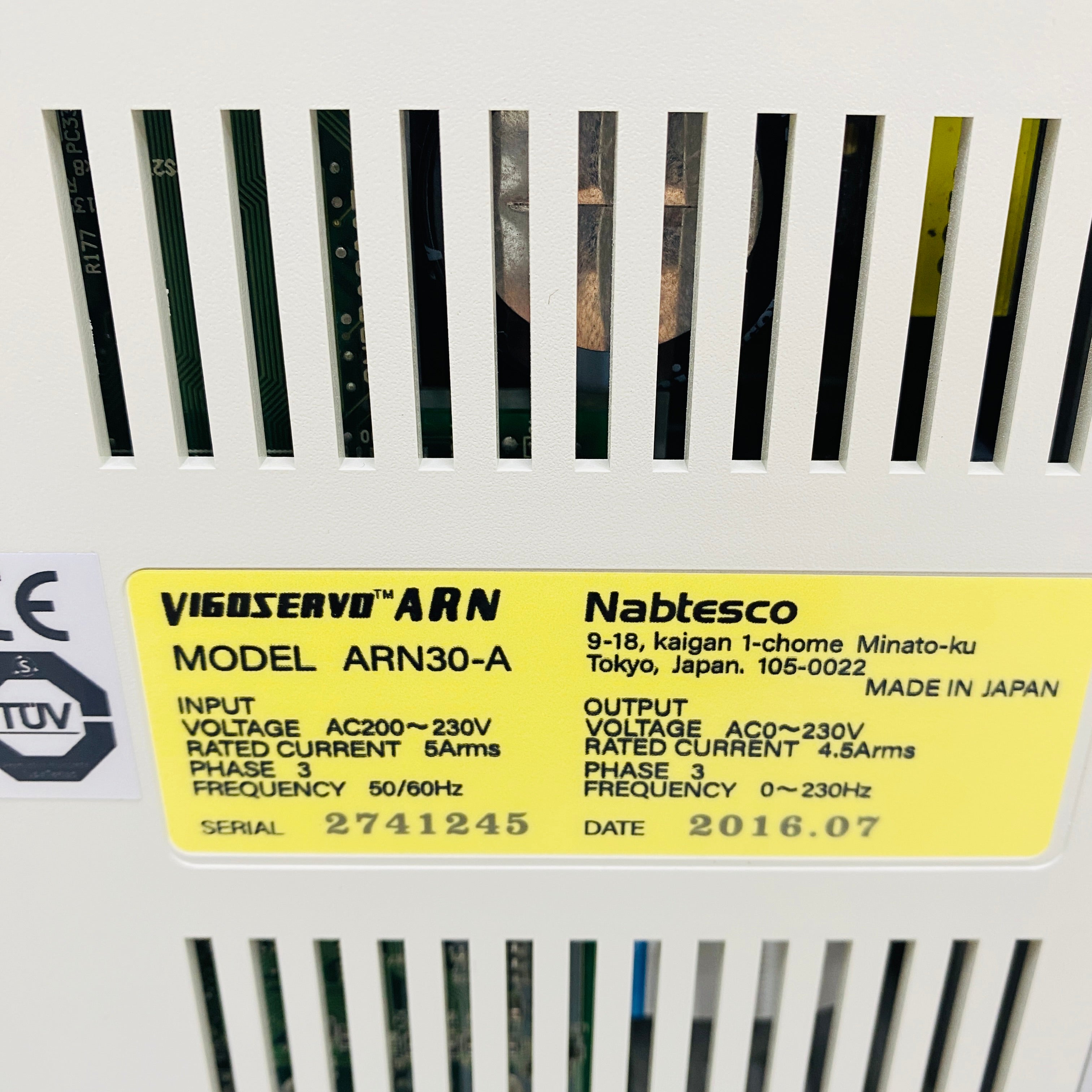 Nabtesco  Servo Drive  ARN30-A - Rockss Automation