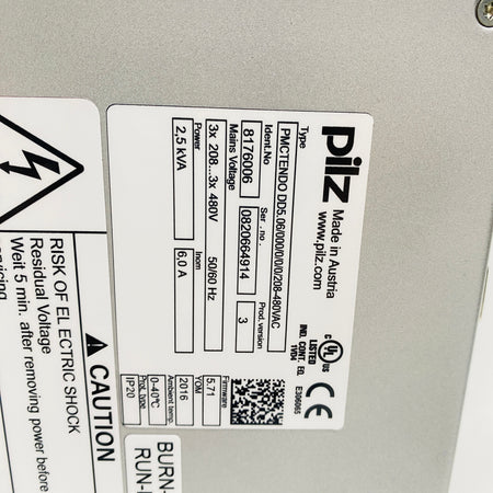 PiLZ  Driver  PMTENDODD 5.06-000-0-0-208-480VAC - Rockss Automation