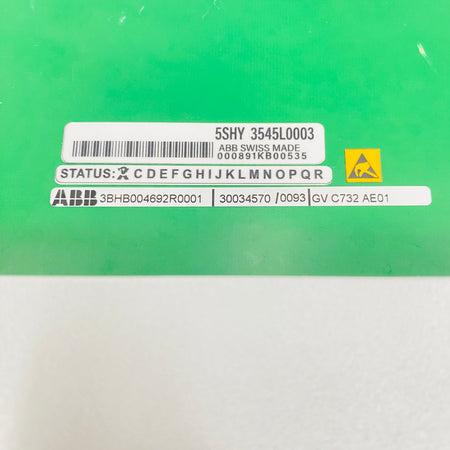 ABB  Silicon Control Module  5SHY3545L0003 - Rockss Automation