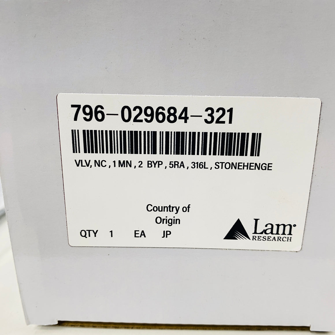 LAM  Air Valve  796-029684-321 - Rockss Automation