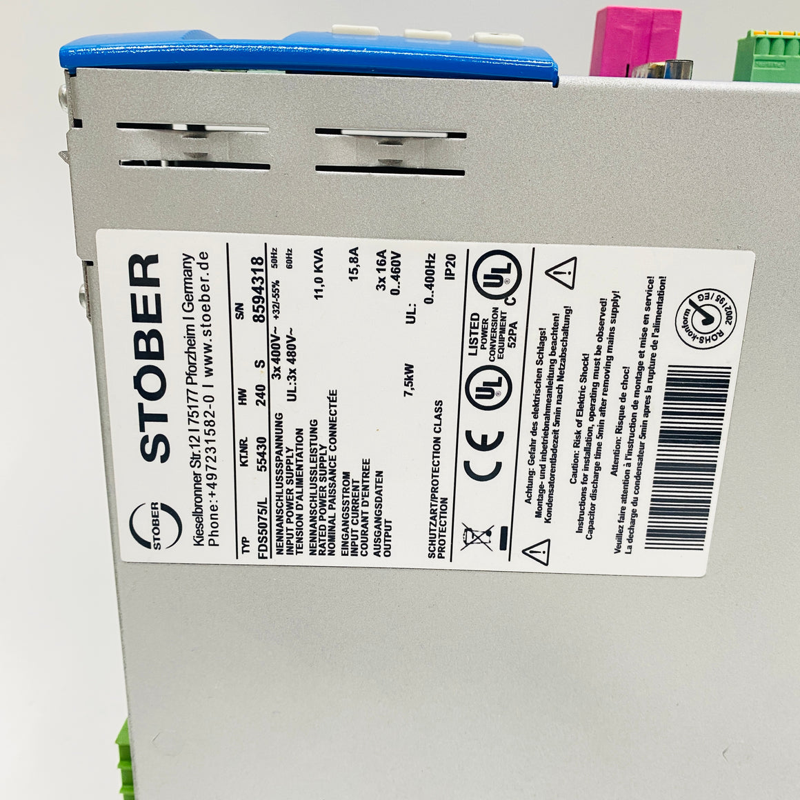 STOBER FDS5075/L Driver - Rockss Automation