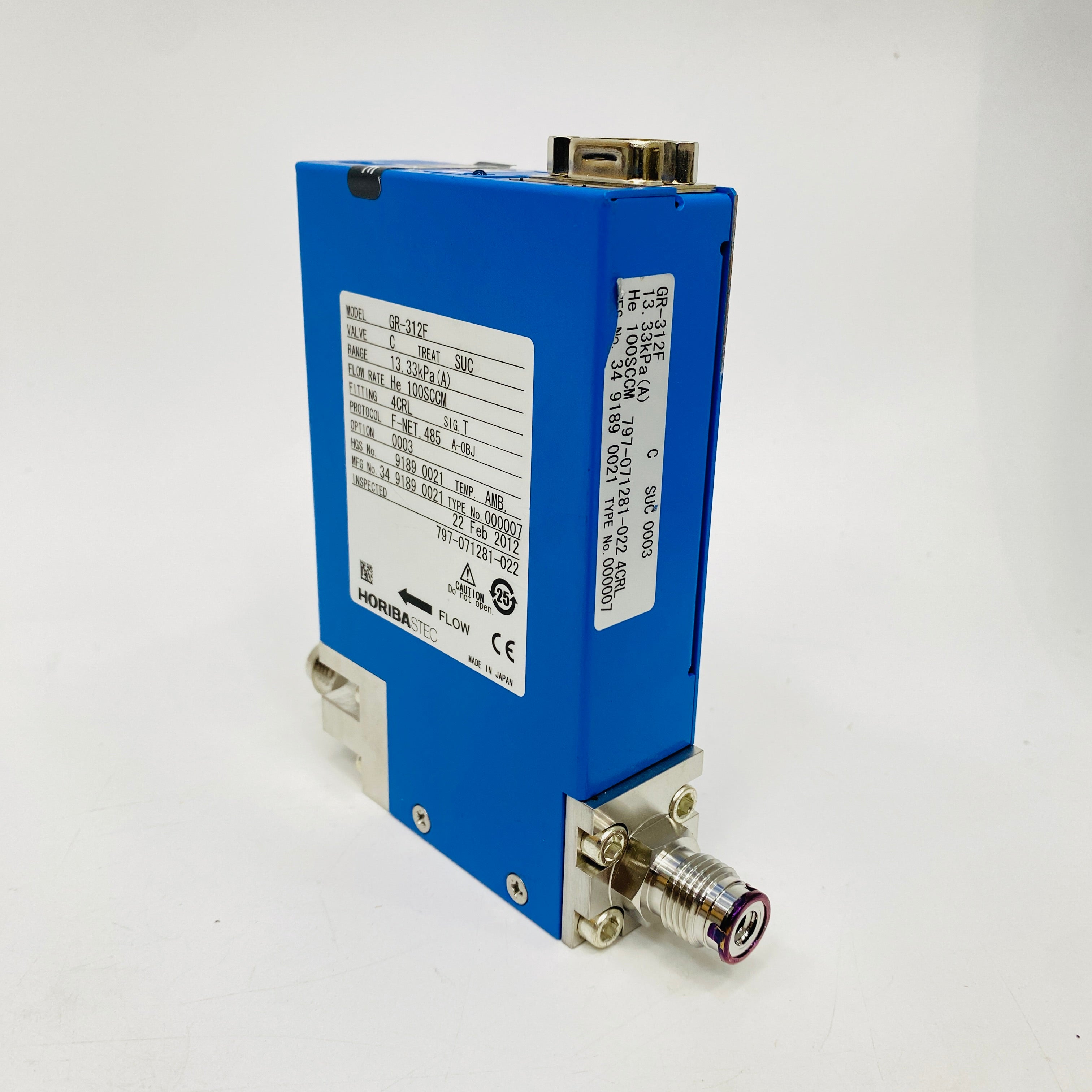HORIBA  Flowmeter  GR-312F - Rockss Automation