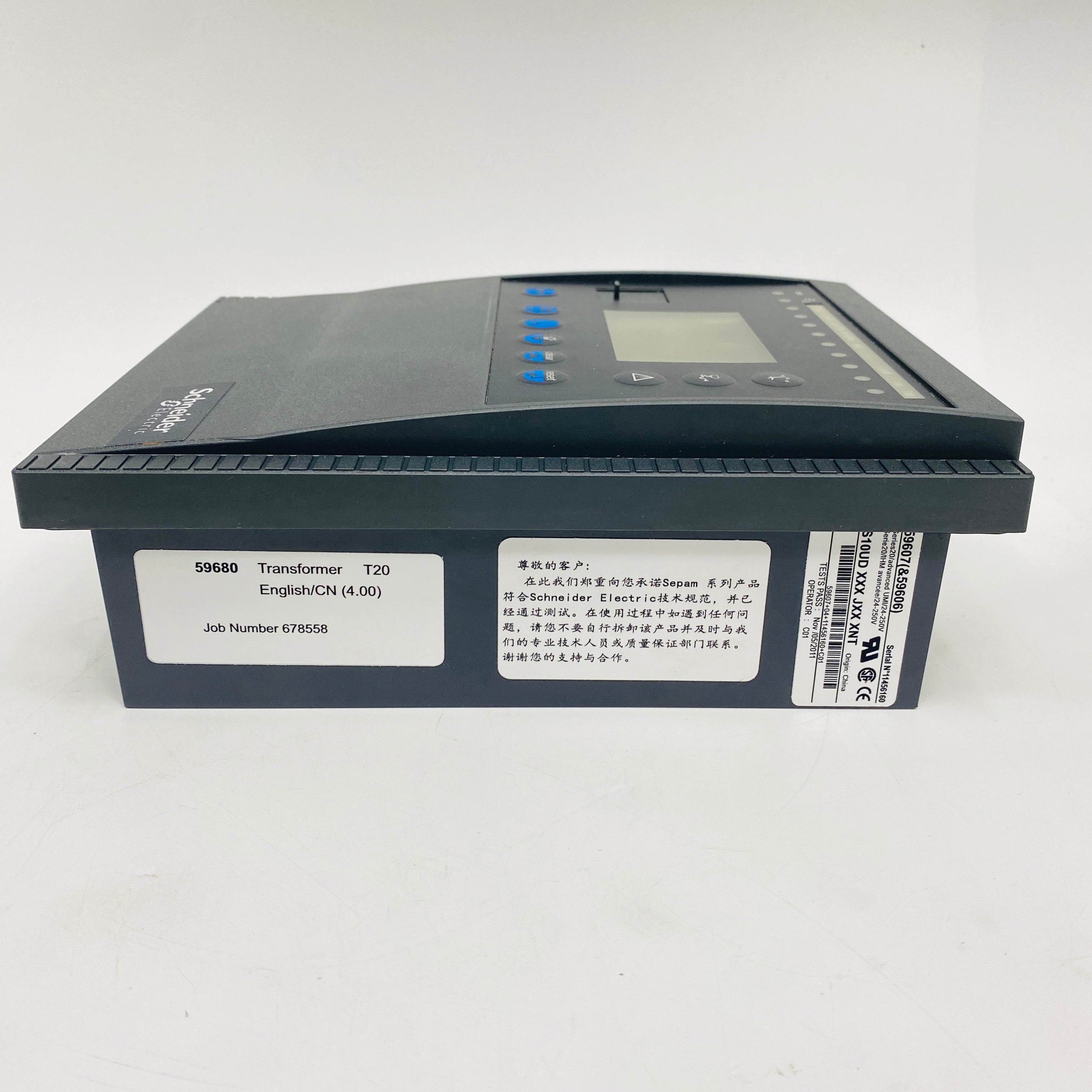 Schneider  Integrated Relay Protection Device  SEPAM-T20 - Rockss Automation