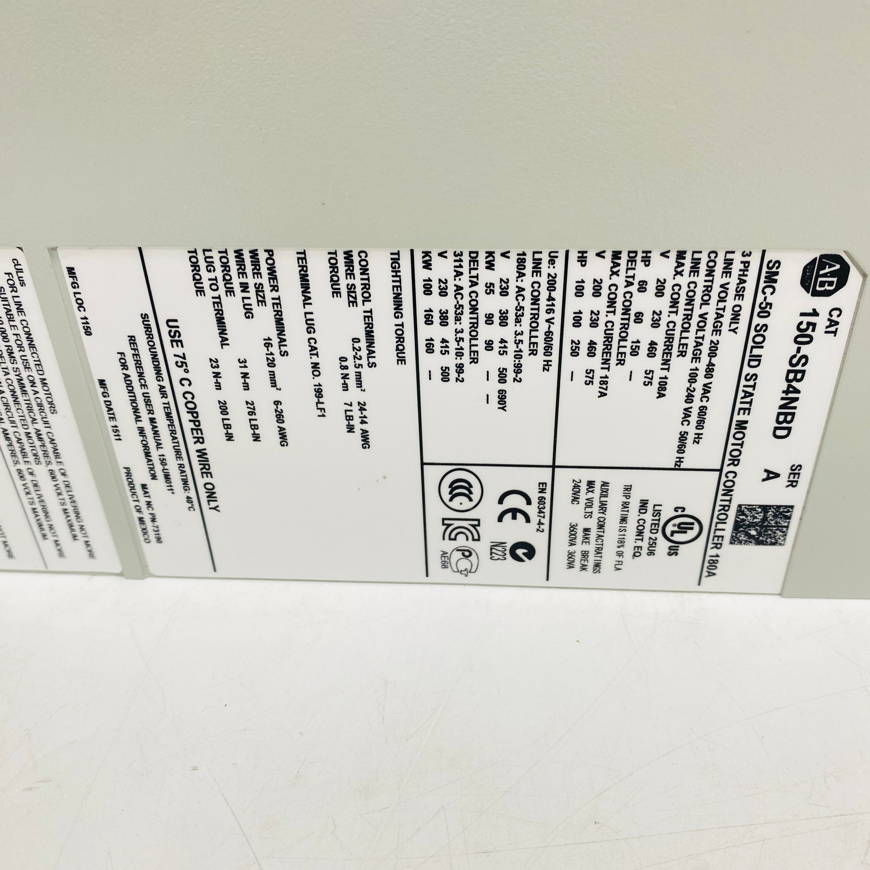Allen‑Bradley  Soft Starter  150-SCMD - Rockss Automation