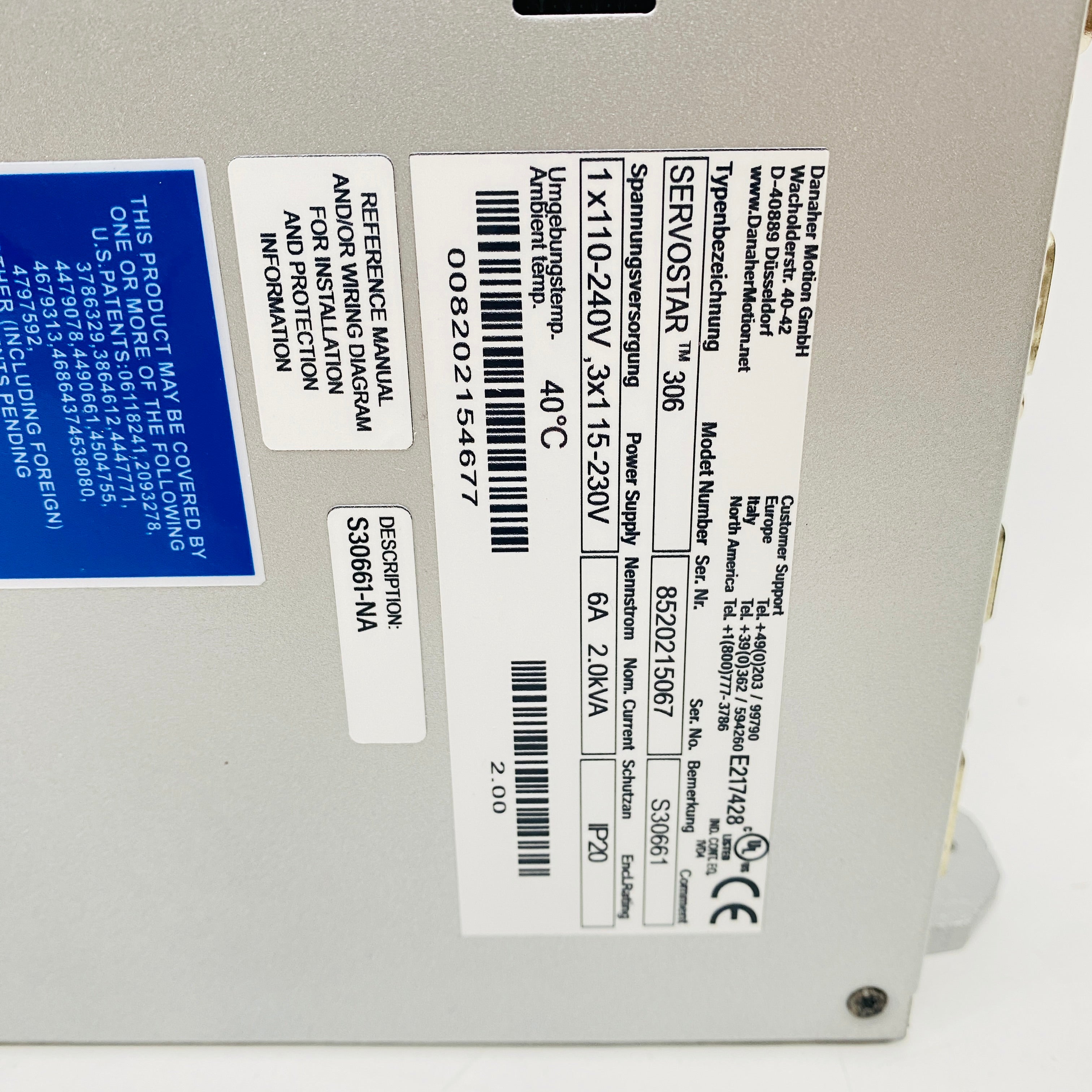 Kollmorgen  Driver  S30661 - Rockss Automation