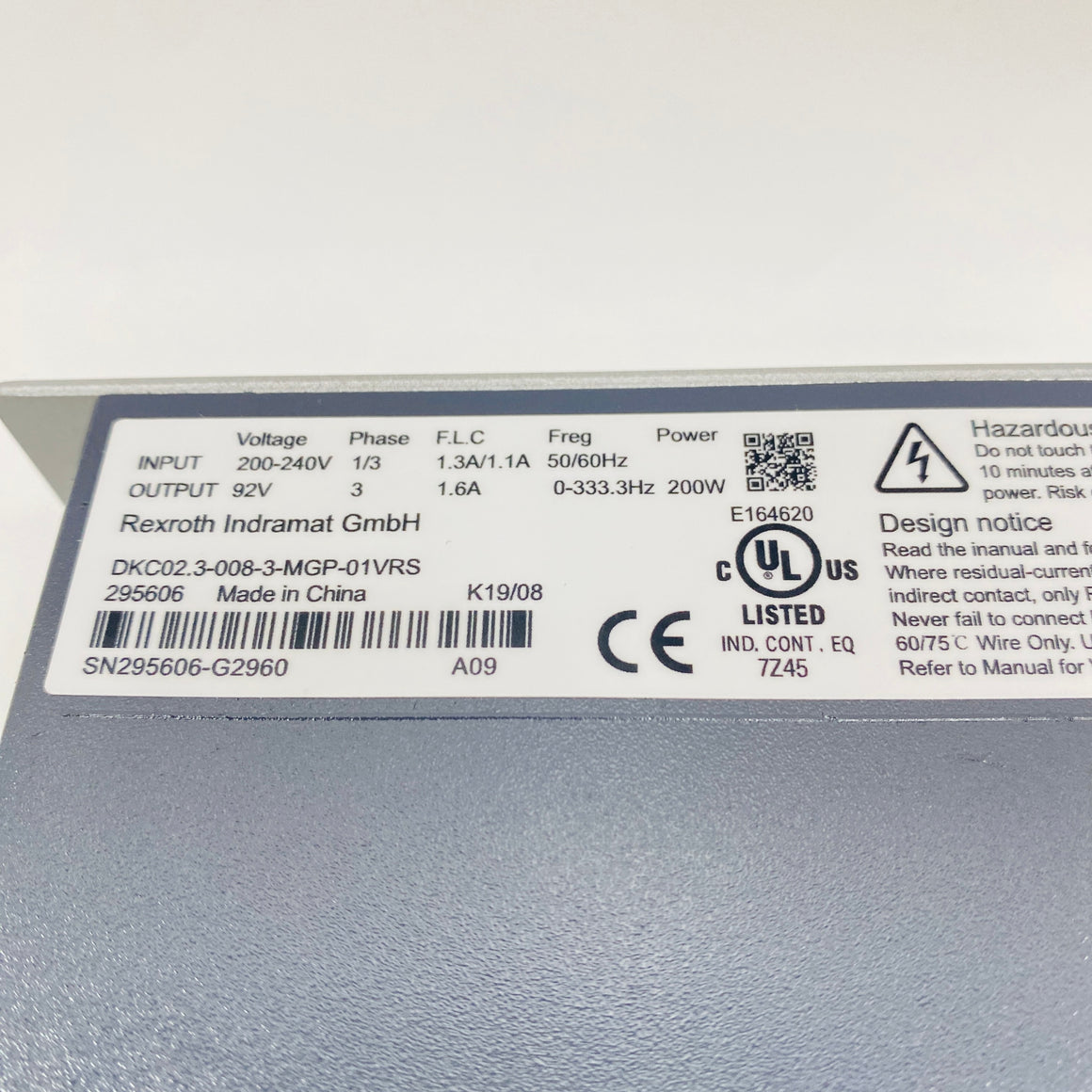 REXROTH  Driver  DKC02.3-008-3-MGP-01VRS - Rockss Automation