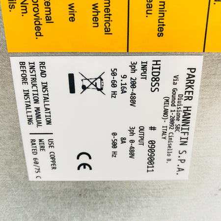 PARKER  Driver  HID8SS - Rockss Automation