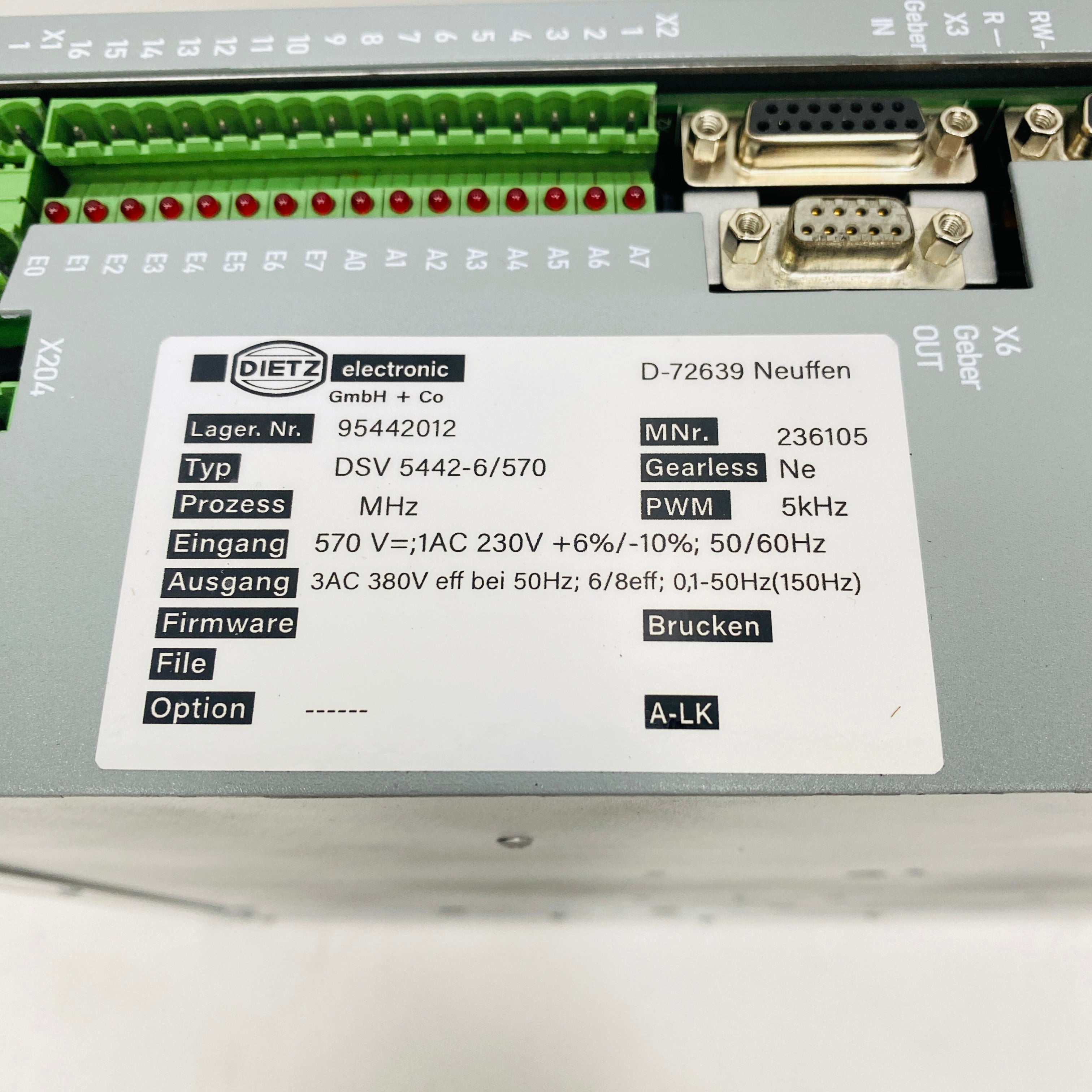 DIETZ  Driver  DSV5442-6/570 - Rockss Automation