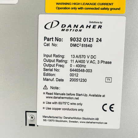 Kollmorgen  Drive  DMC251540 (9032012124) - Rockss Automation