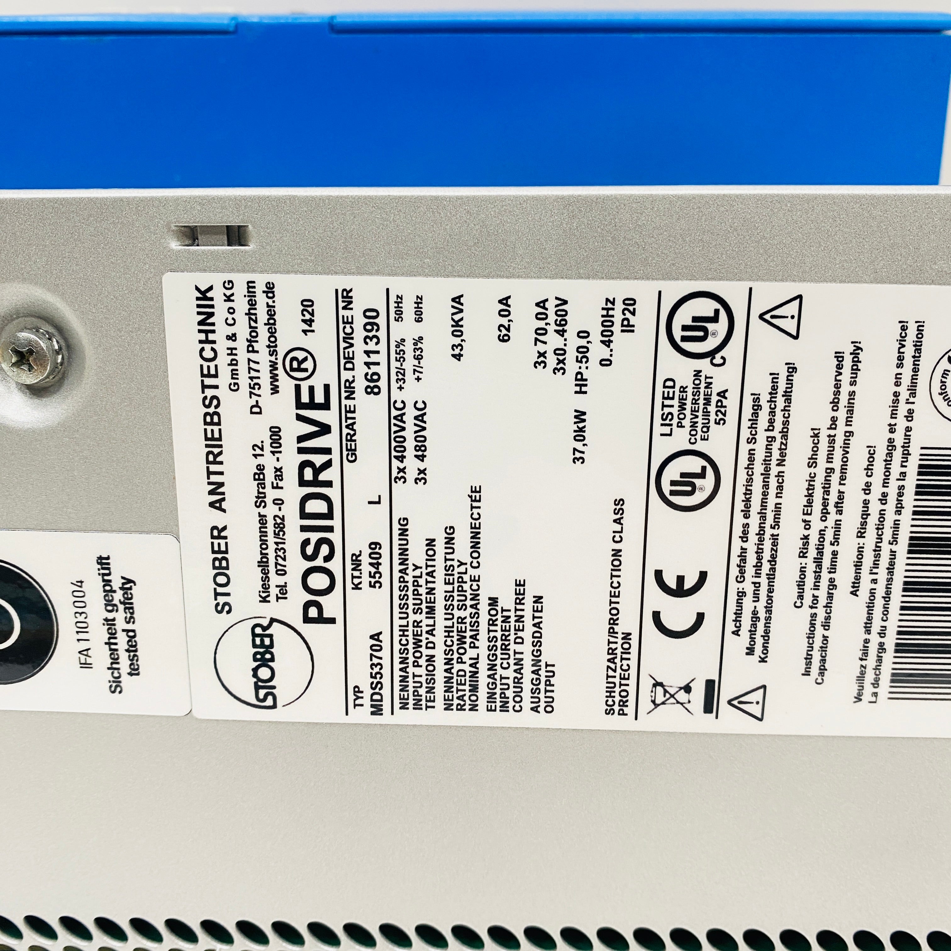 STOBER  Driver  MDS5370A - Rockss Automation