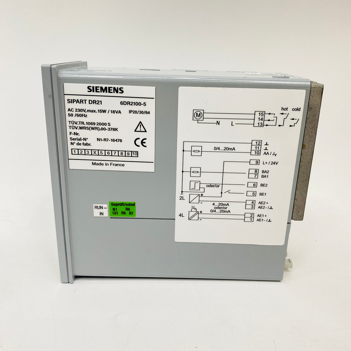 SIEMENS Temperature Controller 6DR2100-5 - Rockss Automation