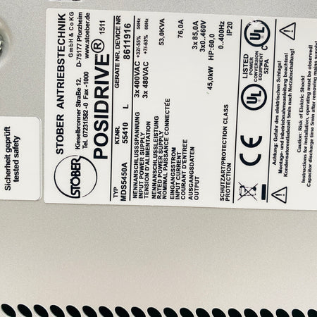 STOBER Driver MDS5450A - Rockss Automation