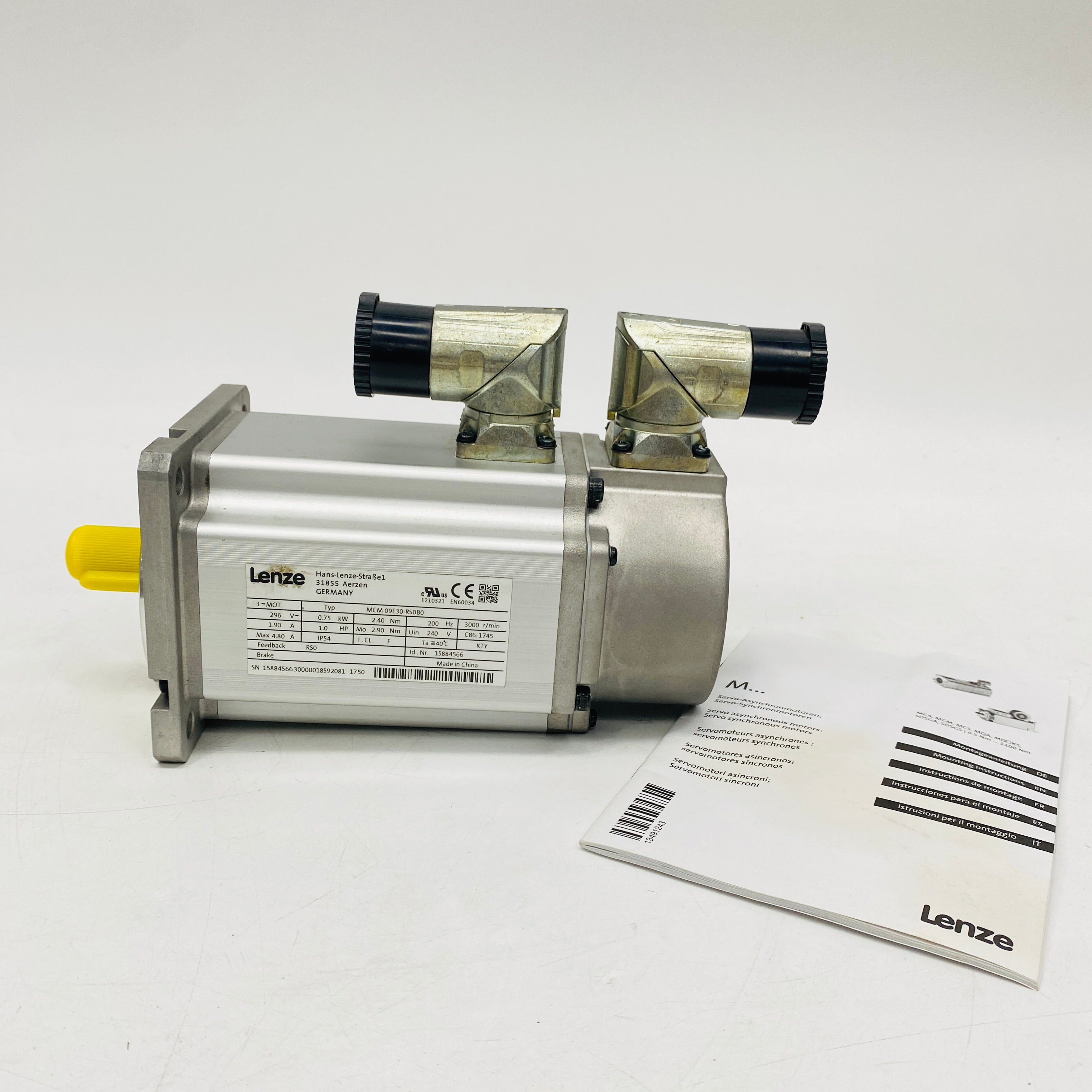 LENZE Motor MCM09E30-RS0B0 - Rockss Automation