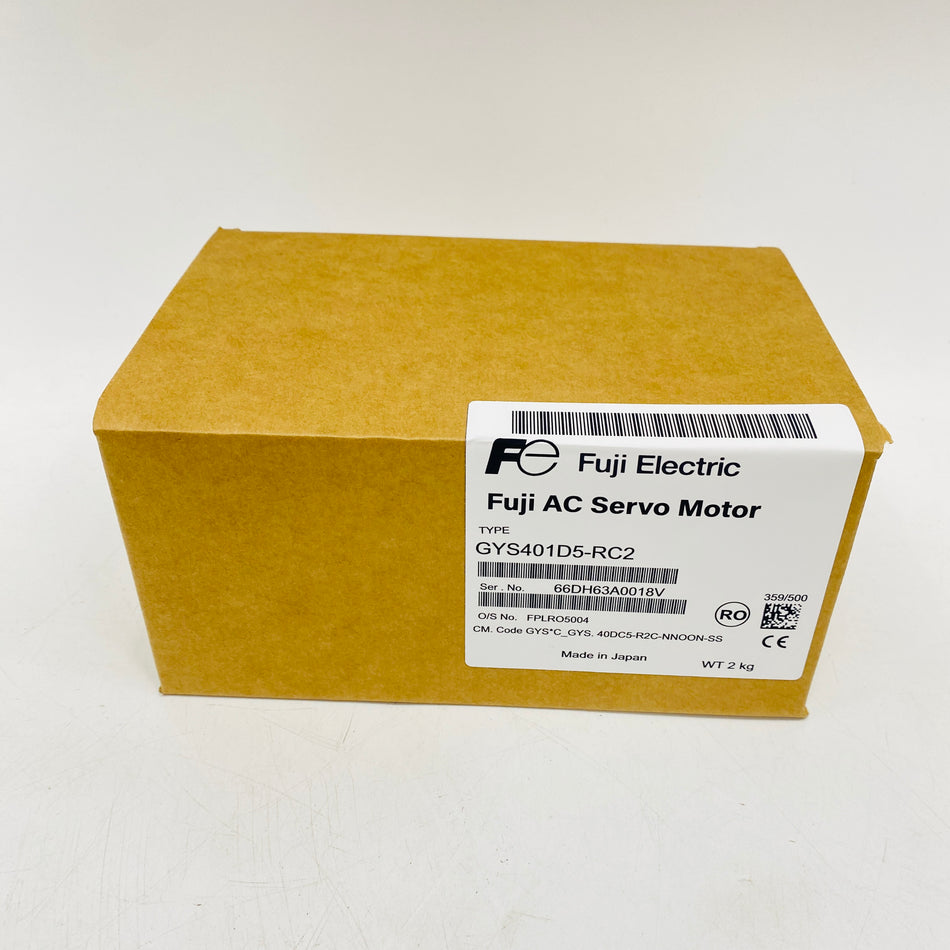 FUJI Motor GYS401D5-RC2 - Rockss Automation