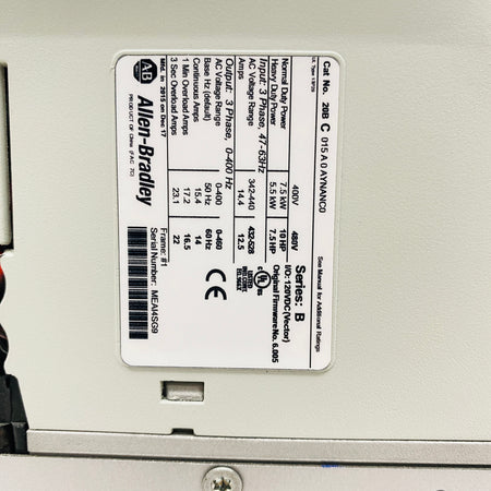 Allen-Bradley Inverter  20BC015A0AYNANC0 - Rockss Automation