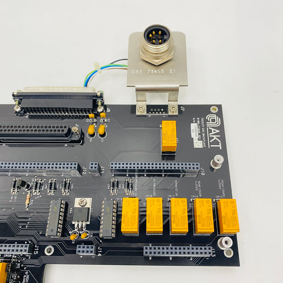 AMAT Application Materials  Board  AKT Facility Gas Backplane	0100-71048 - Rockss Automation