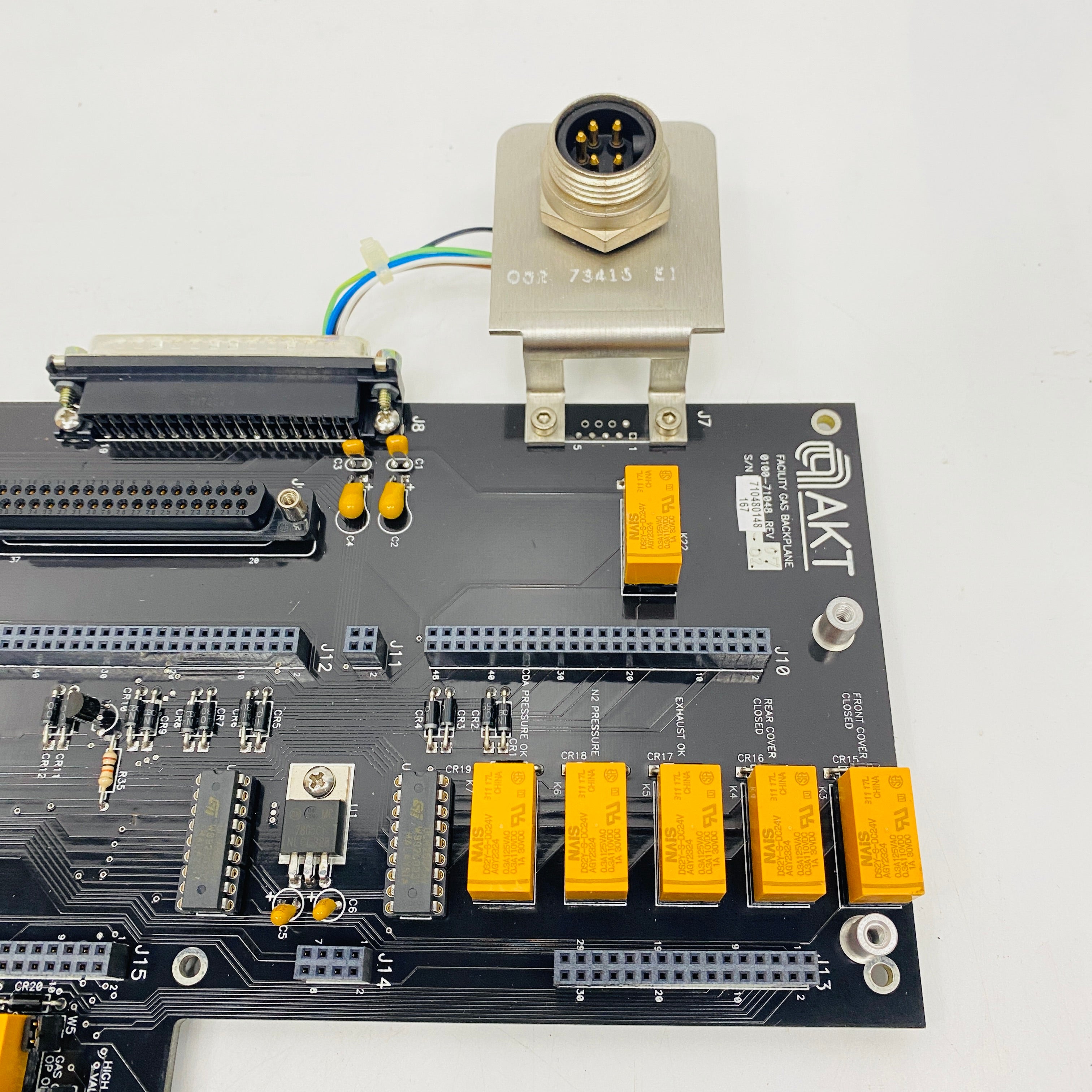 AMAT Application Materials  Board  AKT Facility Gas Backplane	0100-71048 - Rockss Automation