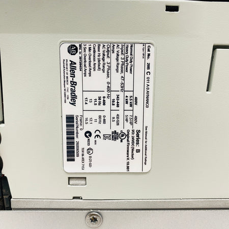 Allen-Bradley  Inverter  20BC011A0AYNANC0 - Rockss Automation