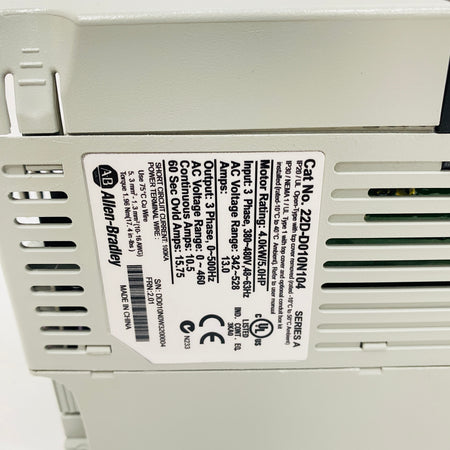 Allen-Bradley  Frequency converter 22D-D010N104 - Rockss Automation
