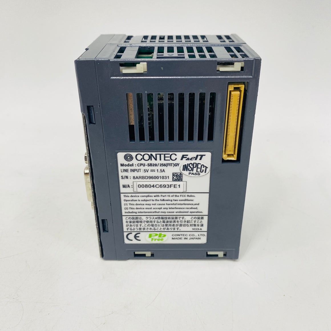 CONTEC Controller Module CPU-SB20/256 (FIT) GY - Rockss Automation