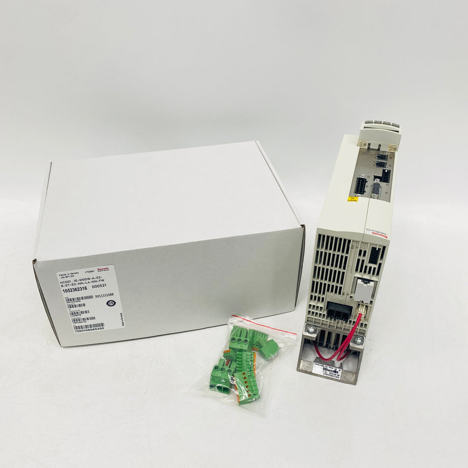 REXROTH Driver HCS01.1E-W0018-A-03-B-ET-EC-NN-L4-NN-FW - Rockss Automation