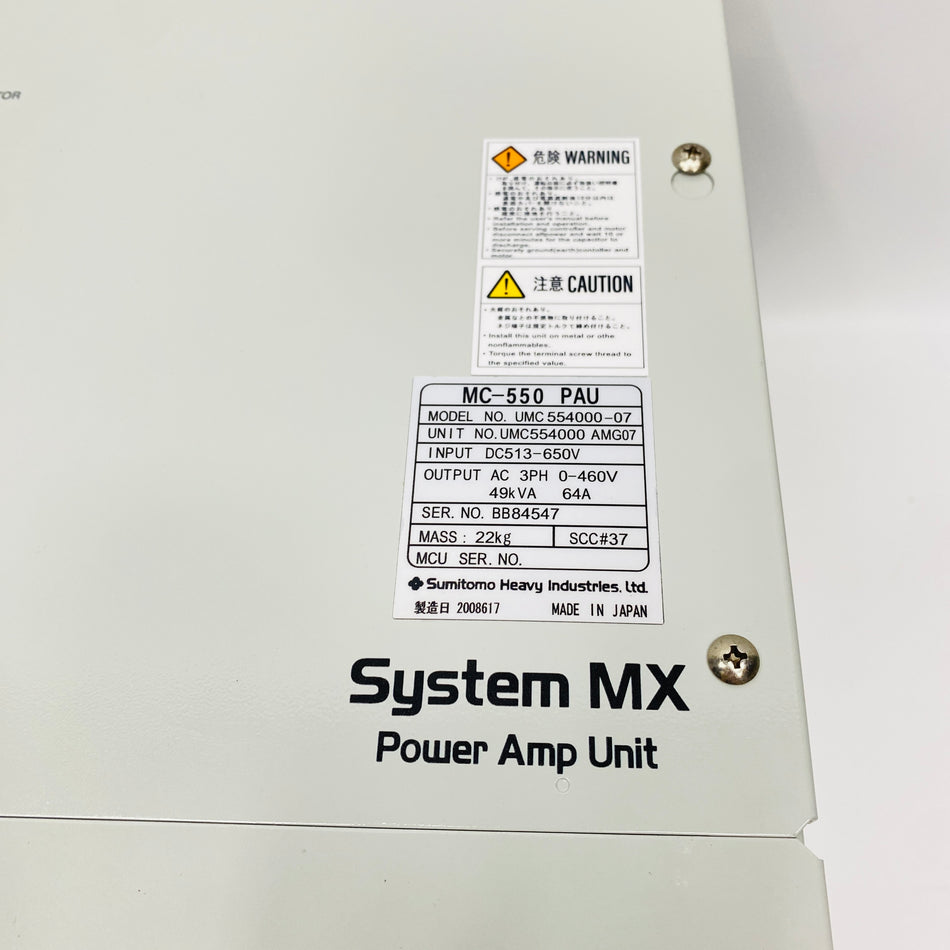 SUMITOMO Driver UMC554000-07 - Rockss Automation