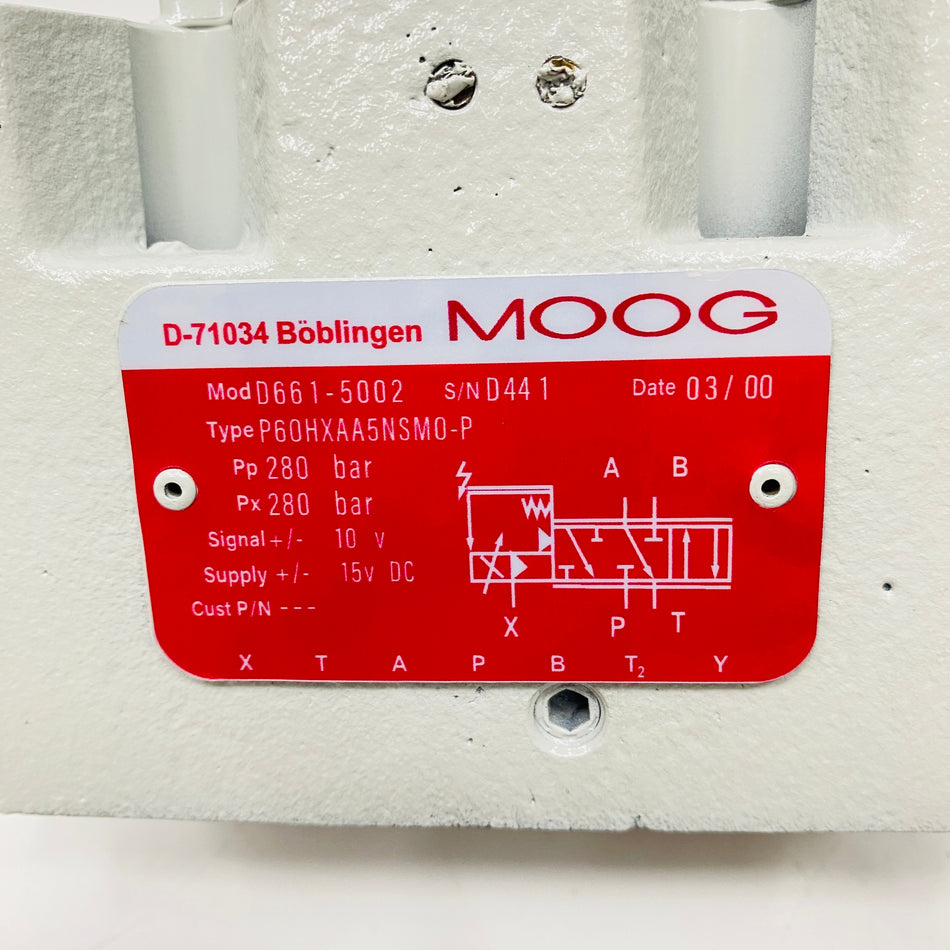 MOOG Servo Valve D661-5002 - Rockss Automation