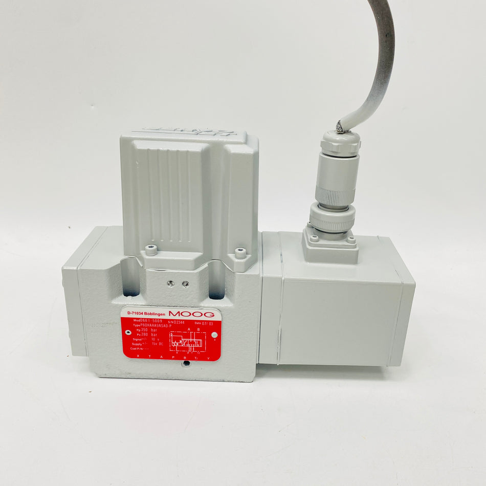 MOOG Servo Valve D661-5009 P60HAAA5NSA0-P - Rockss Automation
