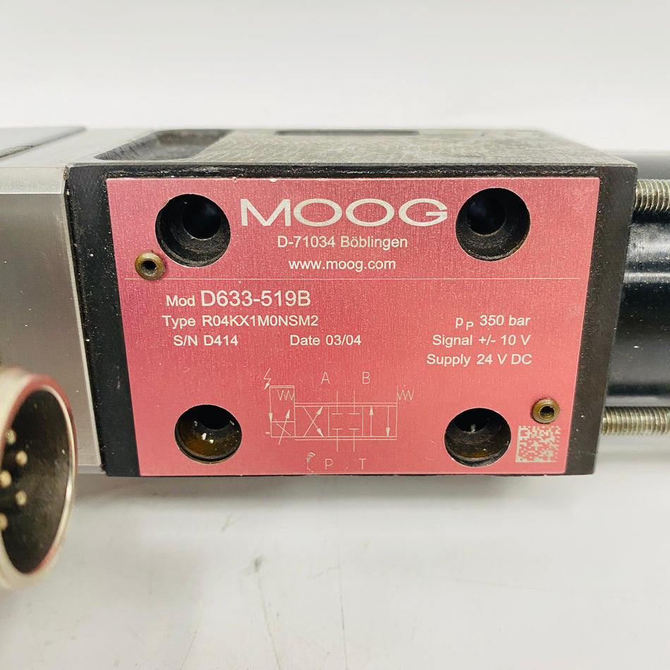 MOOG Servo Valve D633-519B - Rockss Automation
