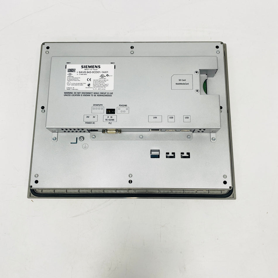 SIEMENS Touch Screen 6AV6643-0CD01-1AX1 - Rockss Automation