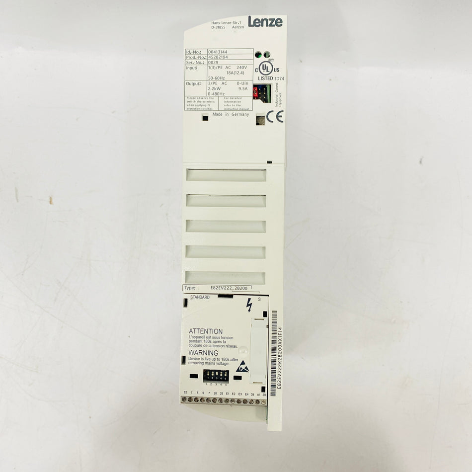 LENZE Frequency Converter E82EV222-2B200 - Rockss Automation