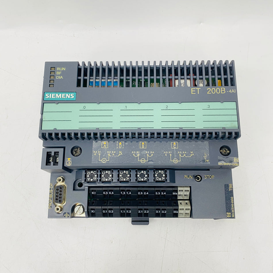 SIEMENS Module ET200B-4AI 6ES7134-0HF01-0XB0 6ES7193-0CD40-0XA0