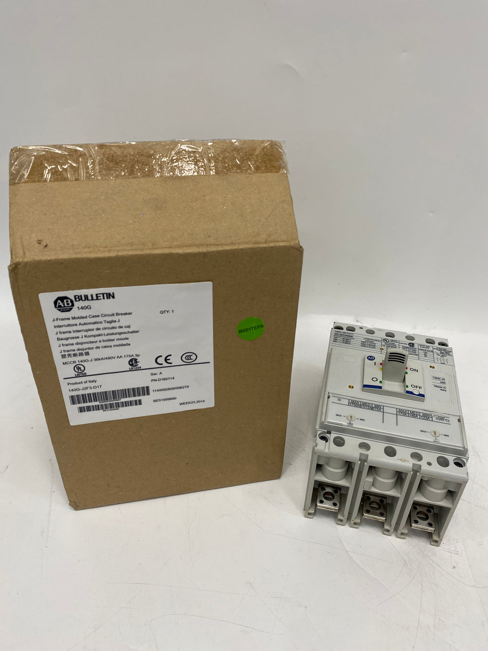 AB Circuit Breaker 140G-J2F3-D17 - Rockss Automation