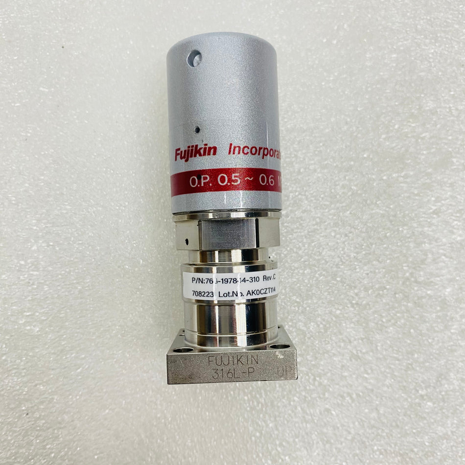 FUJIKIN Diaphragm Valve 766-197844-310 - Rockss Automation